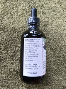 Four - 4oz. Chaga XS Double Extract Tincture - 190 Proof Alcohol Extraction - 160 day supply !!!